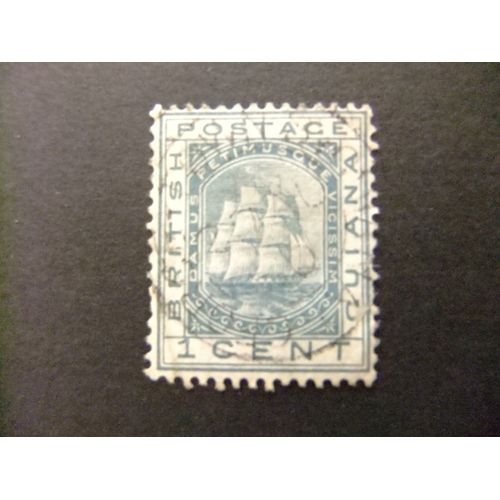 42 British Guiana 1876 / Escudo De Armas / Yvert 33 Fu