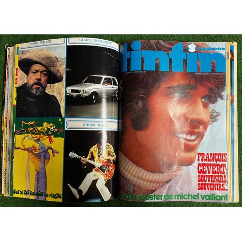 Album Tintin L’Hebdoptimiste Année 1974