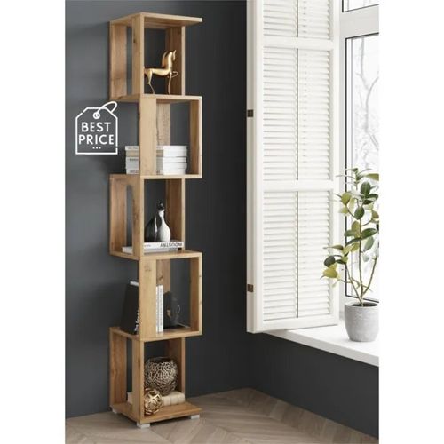 Systeme d etageres Komodee SOLA REG1 Chêne Wotan Chêne Wotan 29 x 29 x 168 cm