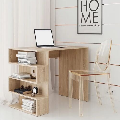 Bureau Komodee SOLA BRK2 Chêne Sonoma Chêne Sonoma 59 x 120 x 73 cm