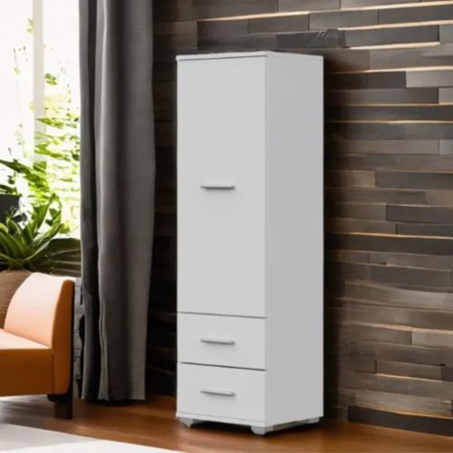 Garde-robe Komodee FAUSKE SZF1 Tiroirs Blanc Blanc 36 x 40 x 130 cm