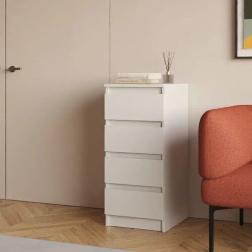 Buffet Komodee SOLA KOM2 Tiroirs Blanc Blanc 43 x 40 x 90 cm