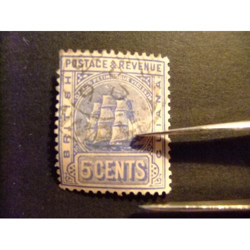 42 British Guiana 1891 1892 / Escudo De Armas / Yvert 83 Fu