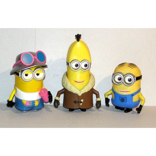 figurine les minions animation moi moche et méchant lot 3 personnages 15 cm thinkway toys