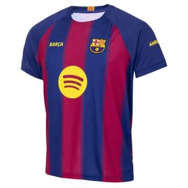 L - Maillot Domicile - F.C. Barcelona - Football - Polyester - Manches Courtes - Adulte