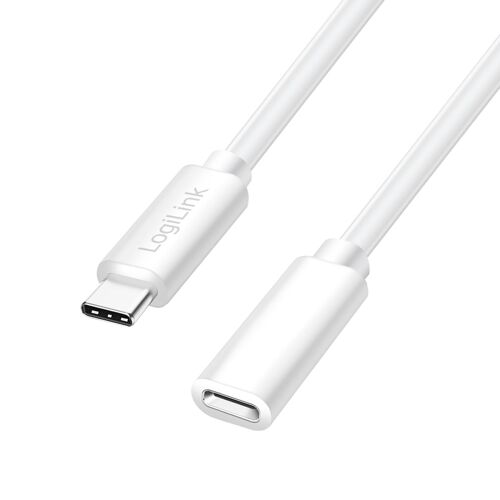 LogiLink Rallonge USB 2.0, 2 m, blanc