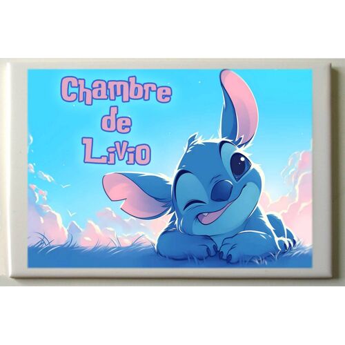 Jolie décoration de chambre enfant chambre de Livio modèle Stitch V2 idée cadeau noël anniversaire naissance neuve