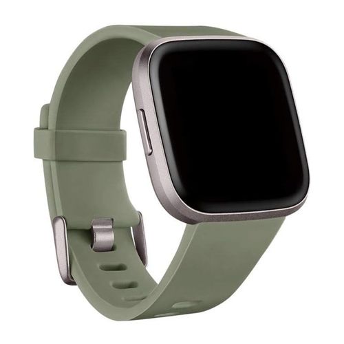 Bracelet Classic silicone Fitbit Versa / Versa 2 / Versa Lite Taille L Olive