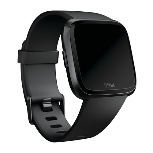 Bracelet Classic silicone Fitbit Versa / Versa 2 / Versa Lite Taille S Noir