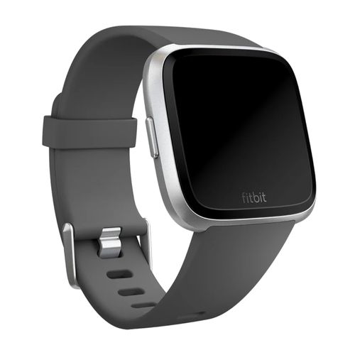Bracelet Classic silicone Fitbit Versa / Versa 2 / Versa Lite Taille S Charcoal