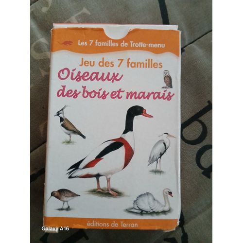 Jeu Des 7 Familles Oiseaux Des Bois Et Marais