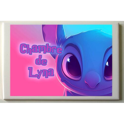 Jolie décoration de chambre enfant chambre de Lyna modèle Stitch V1 idée cadeau noël anniversaire naissance neuve
