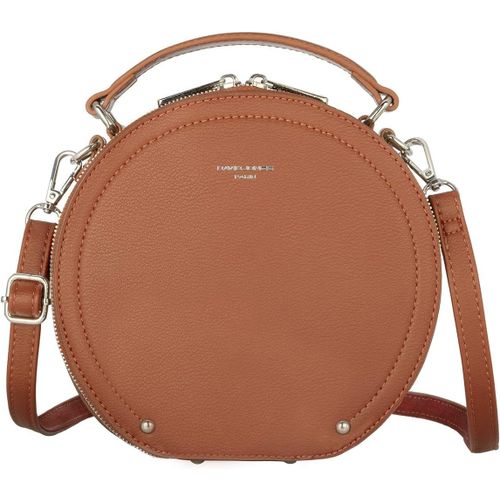 - Sac À Main Bandoulière Rond Femme - Porté Epaule Cuir Pu Rigide - Besace Avec Poignée Pochette Croisé Travers - Ville Mode Tendance Elégant Mignon Décontracté - Marron Camel