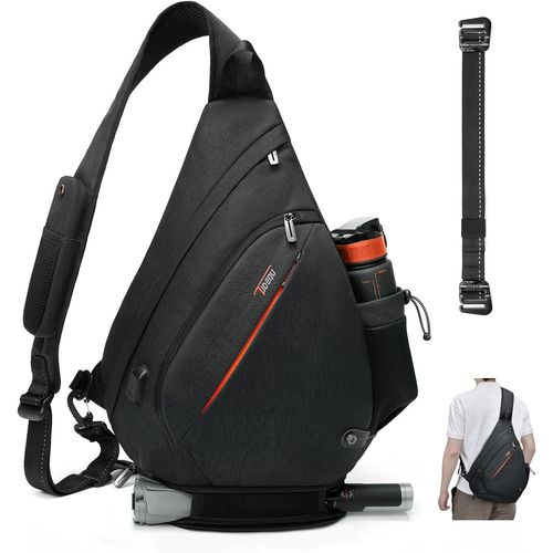 Sac À Bandoulière Pour Hommes, Sac À Dos À Bandoulière Avec 8 Poches Pour Hommes, Sac À Bandoulière De 19L Pour Hommes