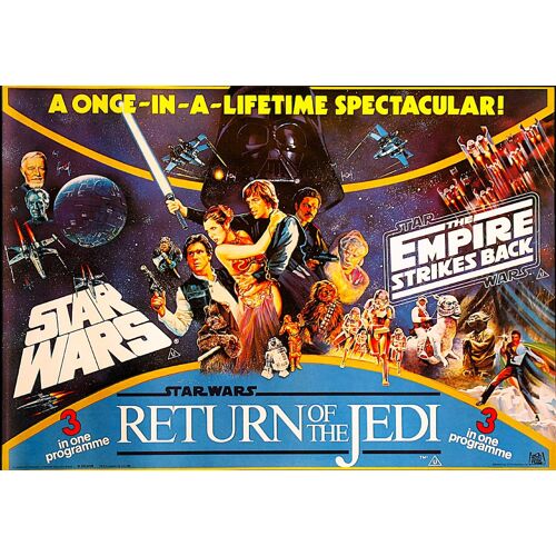 Srar Wars - The Empire Strikes Back - (L'empire Contre Attaque) - Affiche Réédition - 70 X 100 Cm - 1983 - Roulée Sous Tube
