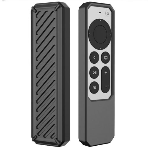 Étui de protection en silicone pour télécommande Apple TV 4K 2021/2022 Le noir
