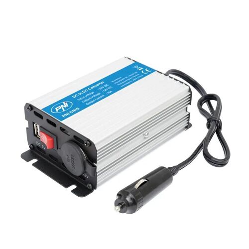 Convertisseur De Tension Pni Cn15 180 W, 24 V-12 V, 15 A, Usb 2.0, Protection Contre Les Courts-Circuits En Sortie