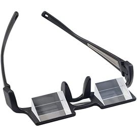 Lazy Glasses Lunettes de lecture horizontales à 90° pour lire et regarder la télévision/téléphone portable au lit - Confort Cervical