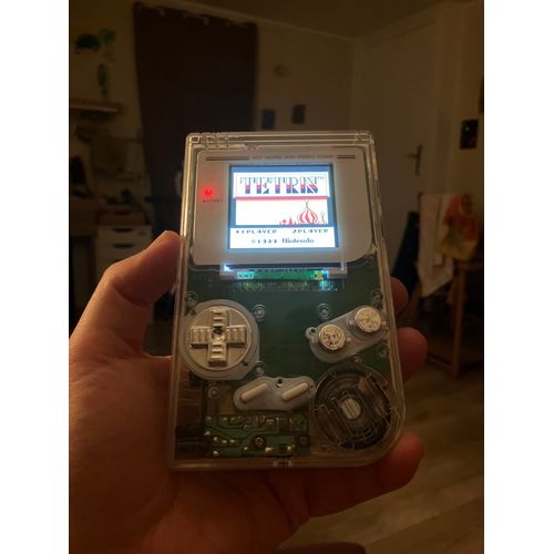 Gameboy fat DMG Crystal Clear édition