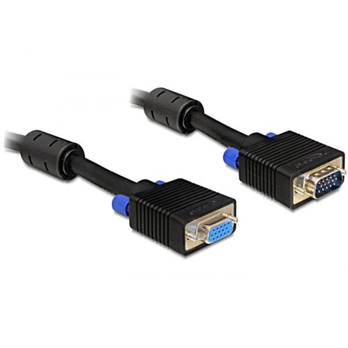 DeLOCK 5m VGA Câble VGA VGA (D-Sub) Noir