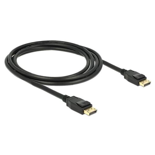 DeLOCK 2m Displayport 1.2a Noir