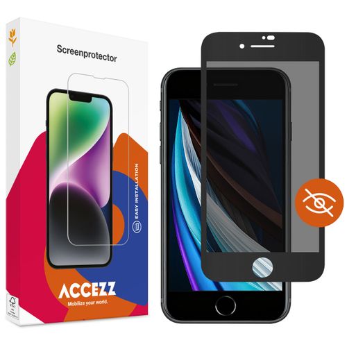Accezz Protection d'écran en verre trempé Privacy iPhone SE (2022 / 2020)