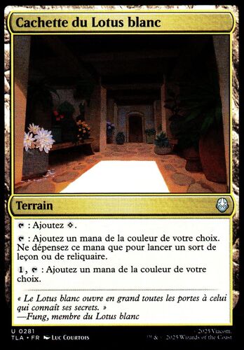 Cachette Du Lotus Blanc - Magic - Avatar Le Dernier Maître De L' Air Vf - U - 281