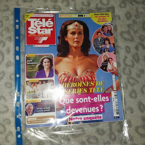 Tele Star. Mars 2024. Wonder Woman. Star Academy. Sardou . Madame Est Servie .Santa Barbara . Tv