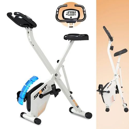 Vélo D¿Appartement - Raoo - Min - Pliable - 16 Niveaux De Résistance - Écran Lcd - Blanc