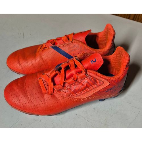 Chaussures De Foot Crampons Oranges Kipsta Décathlon Taille 31