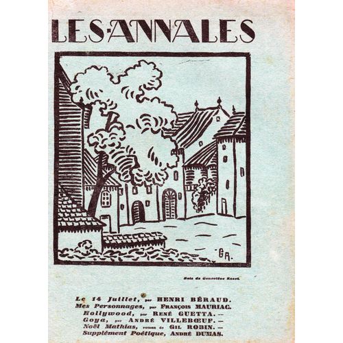 Les Annales 15 Mars 1929