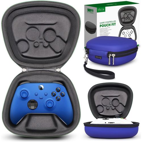 Etui Rangement Compatible Avec Manette Sans Fil De Xbox Series X S Ou Core, Pochette De Voyage Pour Ranger Et Protéger Manette Wireless Xbox, Housse De Transport, Bleu