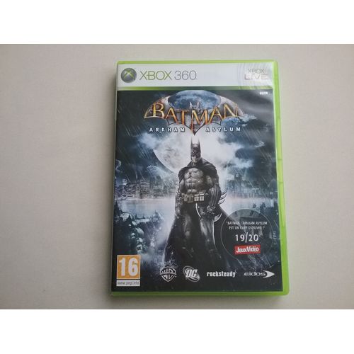 jeu xbox 360 batman arkham asylum