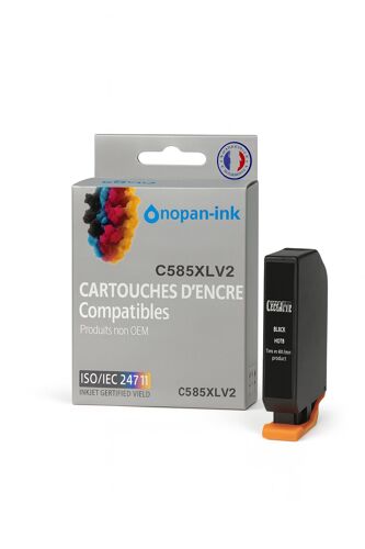 1 Cartouche pour CANON PG585XL Noir 900 avec Canon Pixma TS 4150i; Pixma TS 6550i; Pixma TS 7550i; Pixma TS 7650i; Pixma TS 7750i.