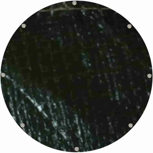 Bâche de protection ronde, 210g/m², bâche imperméable, verte, 4 m (12,57m²)