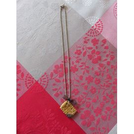 Pendentif Fantaisie "Biscuit En Pâte Durcissante"