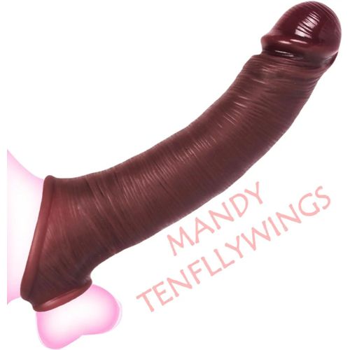 Gaine De Pénis Avec Anneaux De Testicules, Manchon Extenseur De Pénis, Masturbateurs Masculins Godemichet, Améliore Érections Durée, Améliore L'endurance Et La Durée Des Érections, Retarder L'éjaculation