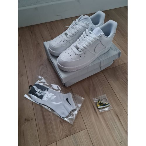 Baskets Nike Air Force 1 '07 Low Triple White Blanc Homme Ou Femme - 43