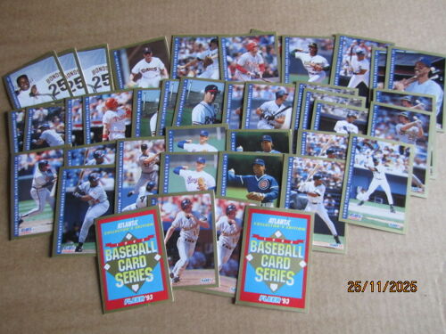 Baseball Card Series Atlantic Collector'S Edition Fleers 93