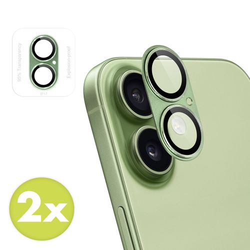 imoshion Protection Caméra en verre trempé 2 Pack iPhone 17 Sage Green