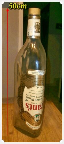 Bouteille Vide Grant’S Whisky Jeroboam 3,75l – Format Distributeur - Années 90