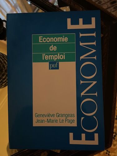 Economie De L'Emploi De Geneviève Grangeas Et Jean Marie Le Page