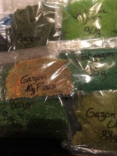 Modélisme Ferroviaire, Voie N 9mm, Décoration Gazon-Faller