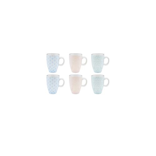 Tasse Pattern 9cl - 6 Pièces - Pastel