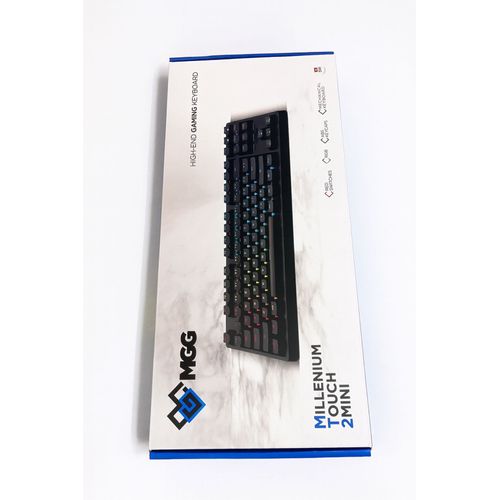 Clavier mécanique gaming MGG Millenium Touch 2 Mini ¿ RGB, switches rouges, neu