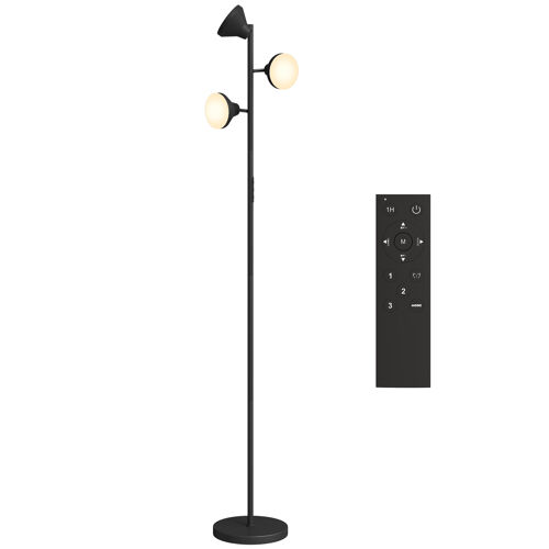 Lampadaire Led Rgb 36w 3 Têtes Rotatives 2700k-6000k 4150 Lm Intensité Variable Télécommande