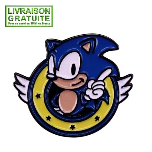 Pin'S Pins Métal Sonic The Hedgehog (Réf 1b)