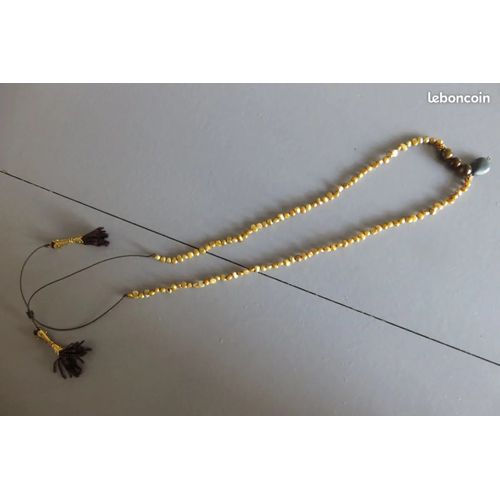 Collier La Balinaise Perles Dorées En Nacre/129