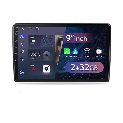 Autoradio adapté à l'Ford New Transit 2009-2019 Prend en charge les commandes au volant CarPlay et Android Auto sans fil 4+64GB