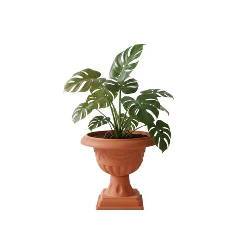 Jardinière Décorative - Botle - Pot De Fleurs Ø 39 Cm H 41 Cm - Plastique Durable - Terracotta - Rond